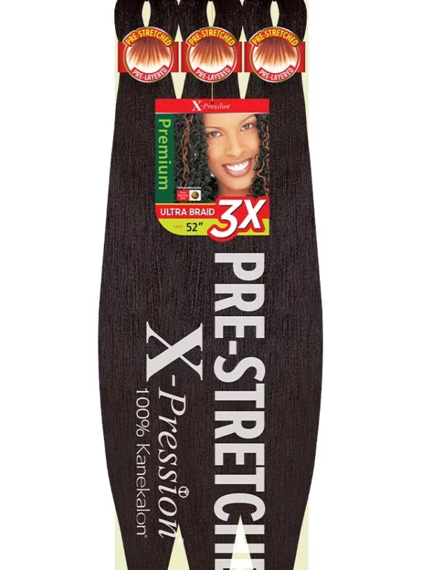 X-PRESSION PRE-STRETCHED BRAID 52″